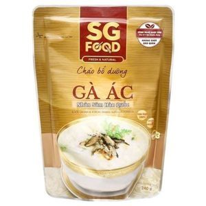 Cháo bổ dưỡng gà ác nhân sâm SG Food 240g