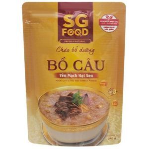 Cháo bổ dưỡng Sài Gòn Food bồ câu yến mạch hạt sen 240g