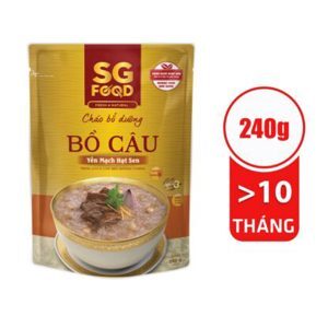 Cháo bổ dưỡng Sài Gòn Food bồ câu yến mạch hạt sen 240g