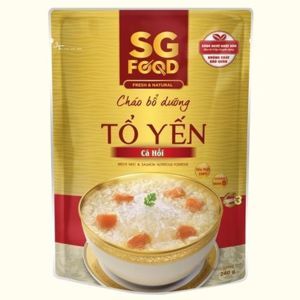 Cháo bổ dưỡng tổ yến cá hồi, SG Food, 240g