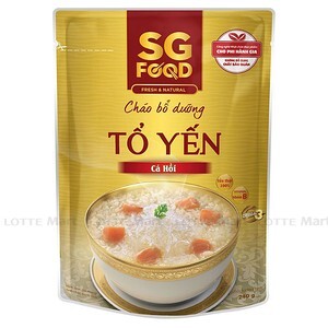 Cháo bổ dưỡng tổ yến cá hồi, SG Food, 240g