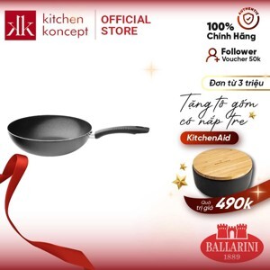 Chảo chiên chống dính wok Zwilling Ballarini Siena - 28cm