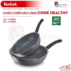 Chảo chiên sâu lòng Tefal Cook Healthy 28cm