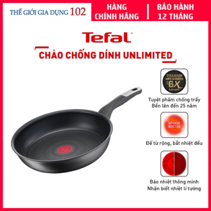 Chảo chiên sâu lòng Tefal Unlimited 24cm