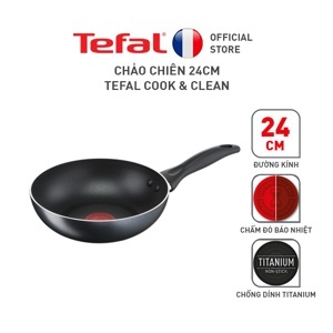 Chảo chiên Tefal Cook & Clean 24cm B2250495