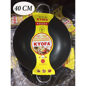 Chảo chống dính 2 quai sâu lòng Kyofa - 40cm