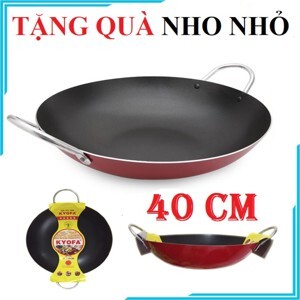 Chảo chống dính 2 quai sâu lòng Kyofa - 40cm