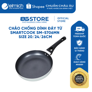 Chảo chống dính đáy từ Elmich Smartcook SM5705MN 20cm