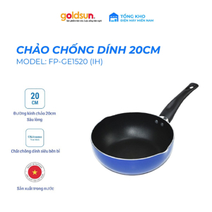 Chảo chống dính đáy từ Goldsun GE520 IH