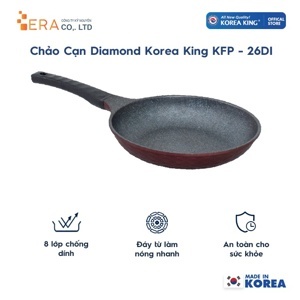 Chảo chống dính Diamond Korea King KFP-26DI, 26cm