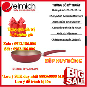 Chảo chống dính Elmich EL-710X