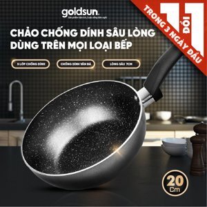 Chảo chống dính Goldsun GPA1005-20IH ( đáy từ )