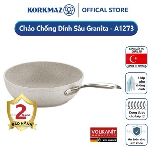 Chảo chống dính Korkmaz Granita A1273 - 24cm