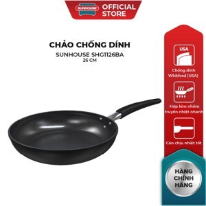 Chảo chống dính Sunhouse SHG1126BA, 26cm