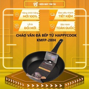 Chảo chống dính vân đá đáy từ HappyCook KMFP-28IH 28cm