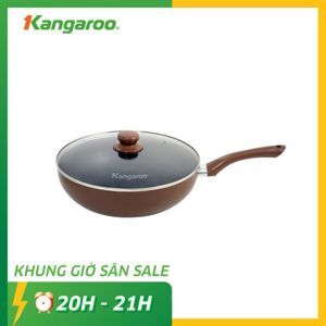 Chảo chống dính vung kính Kangaroo KG919M