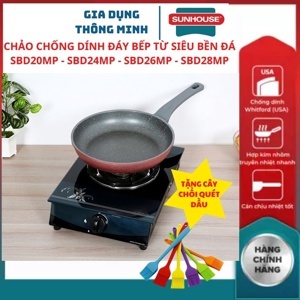 Chảo đá chống dính đáy từ Sunhouse SBD28MP