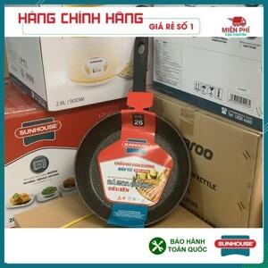 Chảo đá hoa cương đáy từ Sunhouse SFP26B