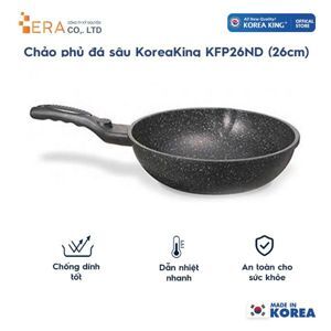 Chảo đá hoa cương sâu Korea King KFP-26ND