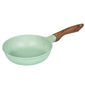 Chảo đúc đáy từ chống dính men đá ceramic xanh ngọc 24 cm Green Cook GCP06-24IH