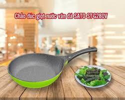 Chảo đúc giọt nước vân đá SATO VN-ST-G280V