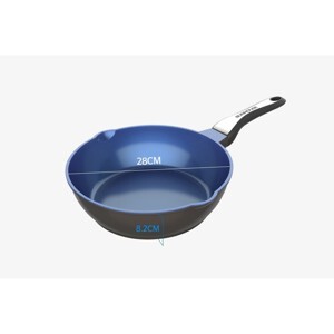 Chảo đúc siêu bền đá sâu đáy từ Sunhouse SHG1228MBA