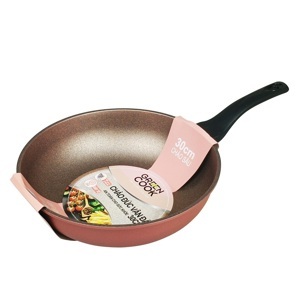 Chảo đúc vân đá đáy từ sâu lòng 24 cm Green Cook GCP05-24IH