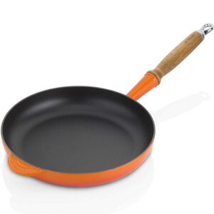 Chảo gang cán gỗ LeCreuset Bratpfanne m. Holzgriff 24cm Kirsche