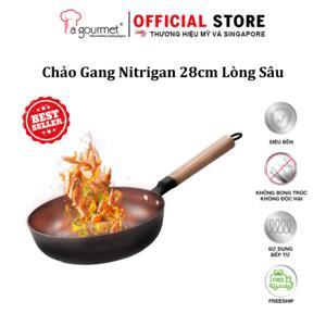 Chảo gang La gourmet Nitrigan 28cm 347701