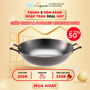 Chảo gang La Gourmet Nitrigan 36cm