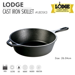 Chảo gang sâu lòng Lodge L8DSK3 26.04cm