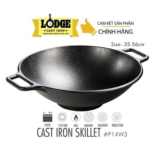 Chảo gang Wok Lodge P14W3 - 35.56cm