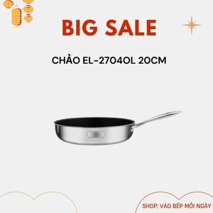 Chảo Inox 2 lớp cao cấp  đáy liền Tri- max XS EL-3752