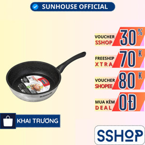 Chảo inox 5 đáy Sunhouse IN16M4 16cm