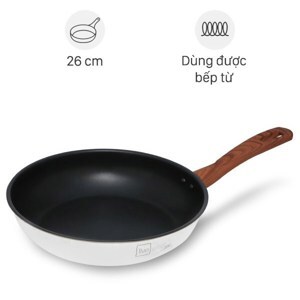 Chảo inox chống dính 3 đáy Fivestar C26-3D 26 cm