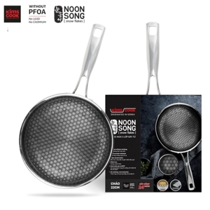 Chảo inox chống dính đáy từ 22 cm Kims Cook N122M