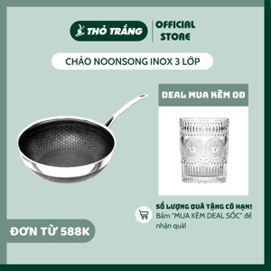 Chảo inox chống dính đáy từ 22 cm Kims Cook N122M