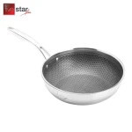 Chảo inox chống dính đáy từ 26 cm Fivestar Blackcube FPC26005