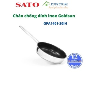 Chảo inox chống dính Goldsun GPA1401-20IH