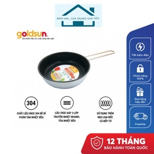 Chảo inox chống dính Goldsun GPA1401-18IH