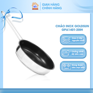 Chảo inox chống dính Goldsun GPA1401-20IH