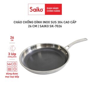 Chảo inox chống dính Saiko SK-7026