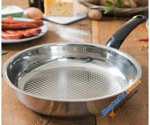 Chảo inox Fissler Steelux Comfort 28cm