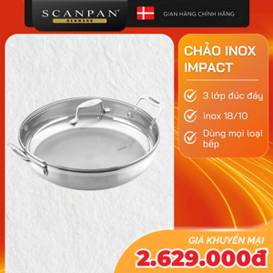 Chảo inox sâu lòng Scanpan Impact 71113200 - 32cm