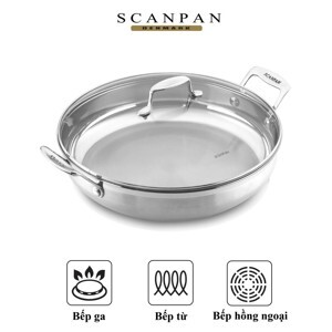 Chảo inox sâu lòng Scanpan Impact 71113200 - 32cm