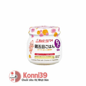 Cháo Kewpie vị cháo cá hồi rau củ 100g (9+)