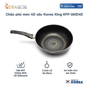 Chảo Kim Cương 4D Korea King KFP-26ID4D 26cm