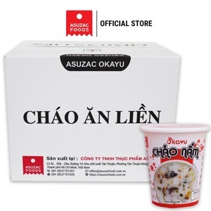 Cháo nấm Asuzac thùng 12 ly x 36g