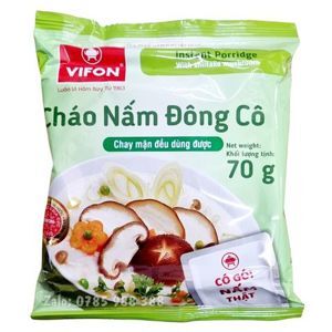 Cháo nấm đông cô ăn liền Vifon gói 70g