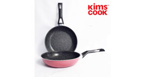 Chảo nhôm chống dính đáy từ 28cm Kims Cook EARM128H